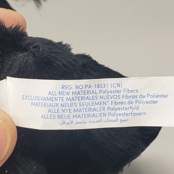 2021 Build A Bear Mini Black Lab Puppy Dog Plush - Picture 8 of 10